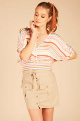 Cargo Mini Skirt | Vintage Havana Women