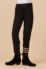 LEOPARD STRIPE HACCI JOGGER | Vintage Havana Clothing