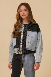 COLORBLOCKED DENIM JACKET | Vintage Havana Women