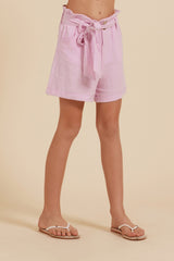 Belted Button Up Shorts | Vintage Havana Clothing