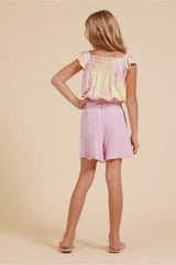Belted Button Up Shorts | Vintage Havana Clothing