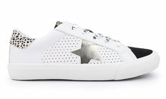 KIDS GLORIA - BLACK WHITE MULTI | Vintage Havana Shoes