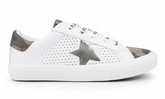 KIDS GLORIA - WHITE CAMO MULTI | Vintage Havana Shoes