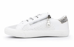KIDS GLORIA - WHITE CHEETAH MULTI | Vintage Havana Shoes