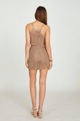 Cocoa Circle Crochet Skirt | Vintage Havana Women