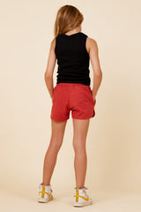 Red Thermal Short | Vintage Havana Clothing