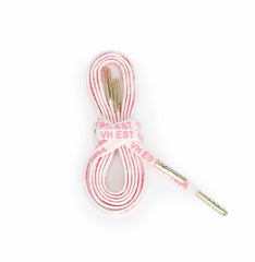 WHITE PINK GOLD TIP LACES | Vintage Havana Women