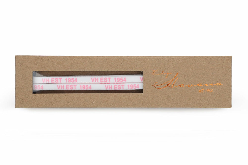 WHITE PINK SILVER TIP LACES | Vintage Havana Women