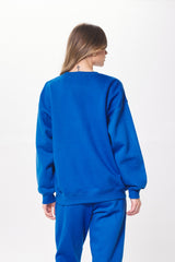 Vivid Blue Proweave Crewneck Sweatshirt | Vintage Havana Women