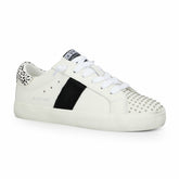RAELYN - WHITE BLACK STUDS | Vintage Havana Women