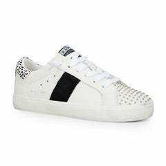 RAELYN - WHITE BLACK STUDS | Vintage Havana Women