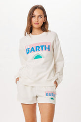 White St. Barth Jet Setter Surf Wash Crewneck | Vintage Havana Women