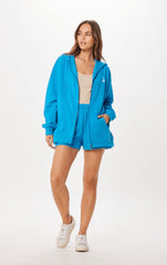 Bright Blue St. Tropez Jet Setter Surf Wash Zip Up | Vintage Havana Women