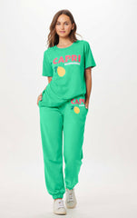 Surf Green Capri Jet Setter T-Shirt | Vintage Havana Women