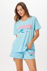 Tropical Blue Malibu Jet Setter T-Shirt | Vintage Havana Women