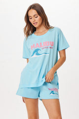 Tropical Blue Malibu Jet Setter T-Shirt | Vintage Havana Women