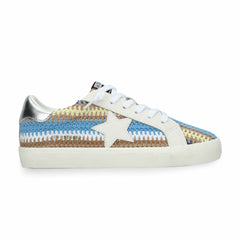 FLAIR 46 - BLUE/BROWN CROCHET MULTI | Vintage Havana Women