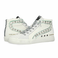 GADOL HIGH 17 - METALLIC GREEN/WHITE | Vintage Havana Women