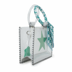 MINI MOLLY - SCARF WHITE GREEN | Vintage Havana Women