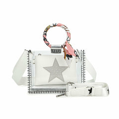 MINI MOLLY - SCARF WHITE PEARL | Vintage Havana Women