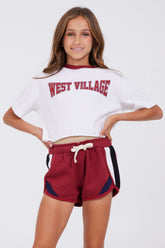 White West Village Ringer Tee | Vintage Havana Clothing