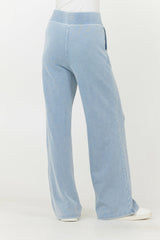 Washed Denim Terry Fleece Pant | Vintage Havana Women
