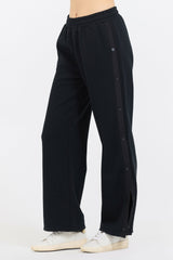 Black Brushed Snap Pant | Vintage Havana Women