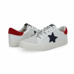 GRANDE - WHITE NAVY RED | Vintage Havana Women