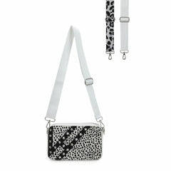 JOYCE BAG - WHITE CHEETAH | Vintage Havana Women