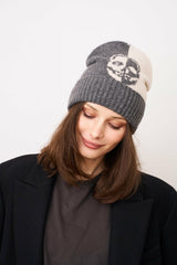 SKULL PATTERN BEANIE | Vintage Havana Women