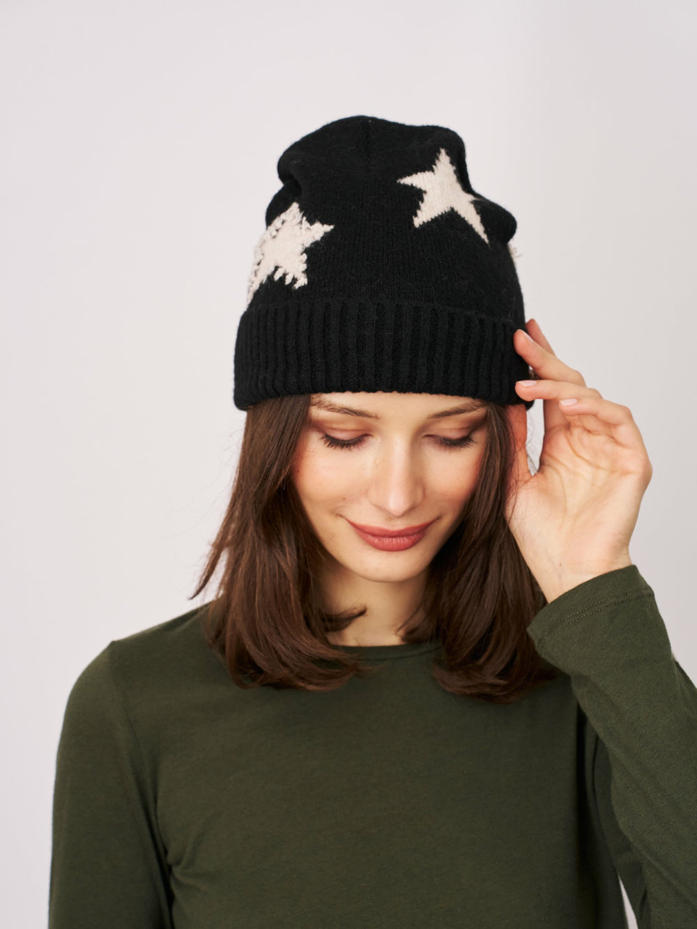 STAR POMPOM BEANIE | Vintage Havana Women