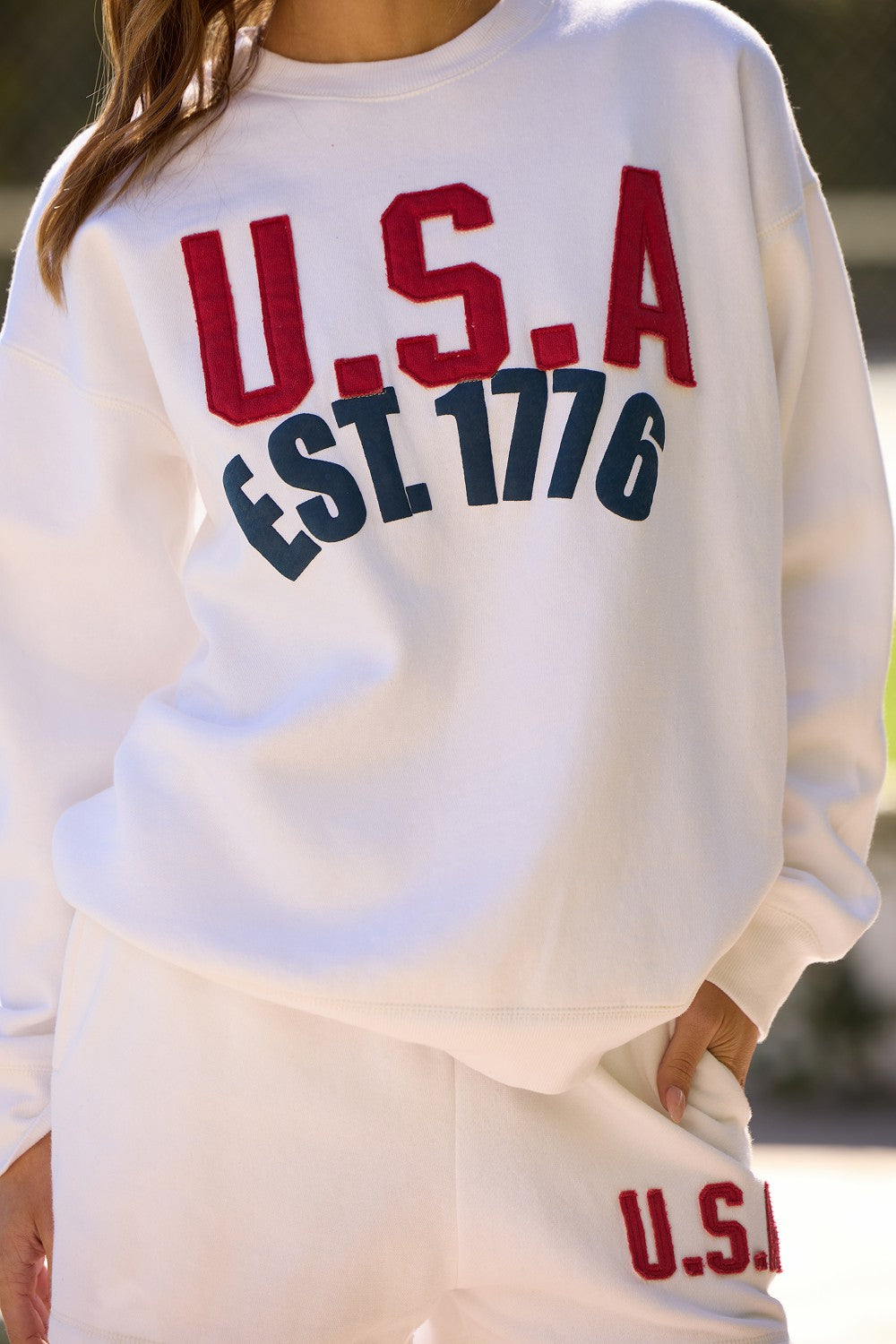 Surf Wash Fleece Crew | Vintage Havana Women