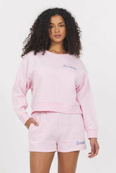 Embroidered Heavy Surf Wash Crew | Vintage Havana Women