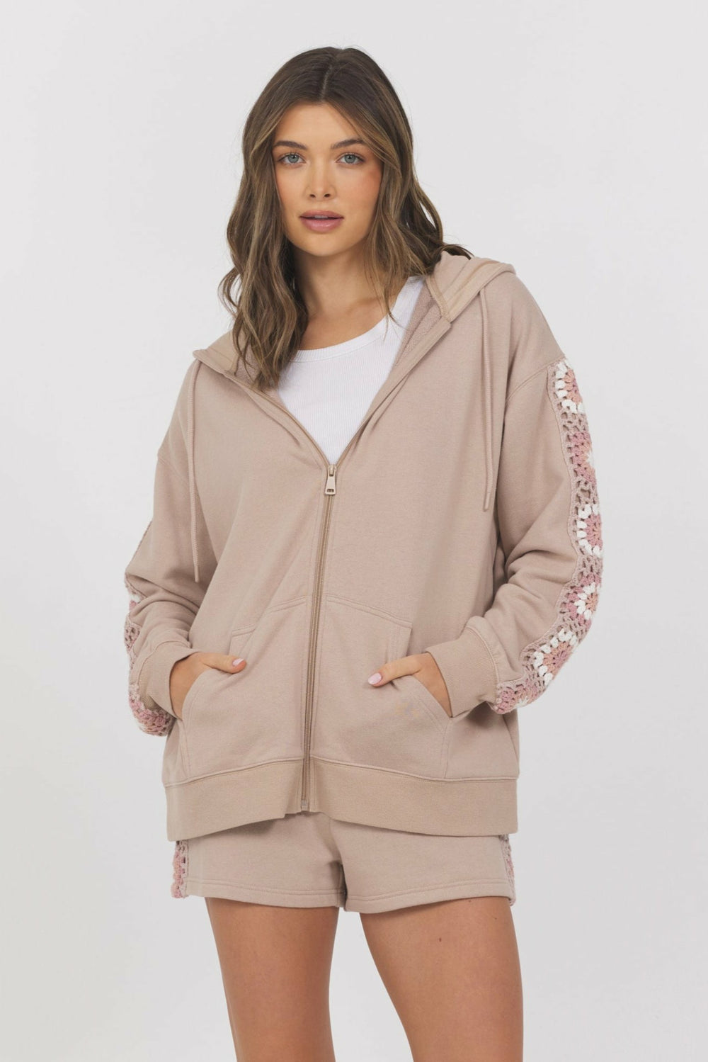 French Terry Zip Up | Vintage Havana Women