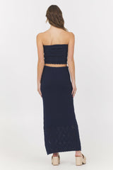 Navy Crochet Tube Top | Vintage Havana Women