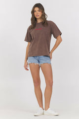 Washed Graphic Tee Out Of Office | Vintage Havana Women