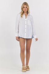 Shirting w/ Whipstitch Pocket | Vintage Havana Women