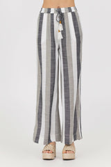 Lightweight Metallic Stripe Pant | Vintage Havana Women