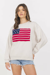American Flag Crewneck | Vintage Havana Women