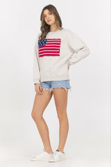 American Flag Crewneck | Vintage Havana Women