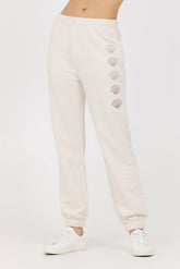 EMBROIDERED FRENCH TERRY JOGGERS | Vintage Havana Women