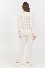 EMBROIDERED FRENCH TERRY JOGGERS | Vintage Havana Women