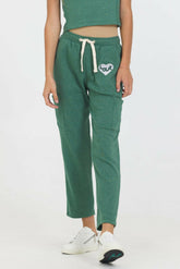Hunter Green ‘Love’ Pocket Jogger | Vintage Havana Clothing