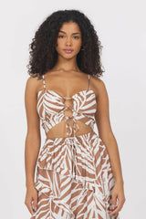 Printed Rayon Tank + Skirt 2-Piece Set | Vintage Havana Women
