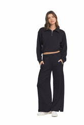 Black Cloud Top + Pant 2-Piece Set | Vintage Havana Women