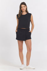 Black Cloud Skort + Tank 2-Piece Set | Vintage Havana Women