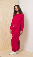 Fleece Crewneck w/ Star Applique | Vintage Havana Women