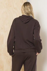 Teddy Fleece Hoodie w/ Whipstitch | Vintage Havana Women