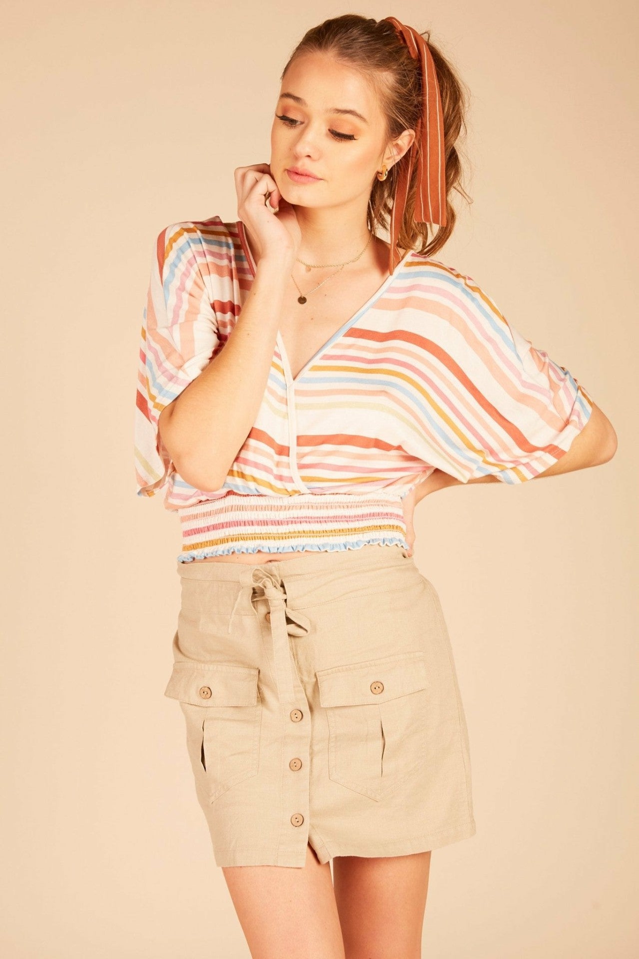 Cargo Mini Skirt | Vintage Havana Women