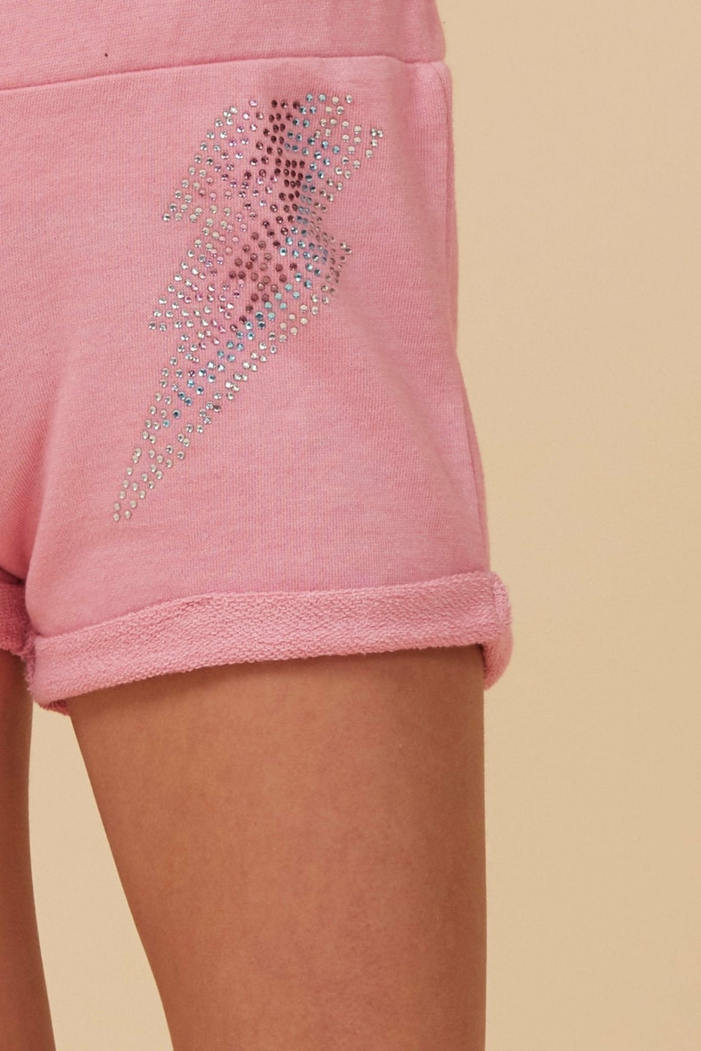 Bright Pink Studded Short | Vintage Havana Clothing